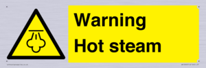 Warning Hot steam